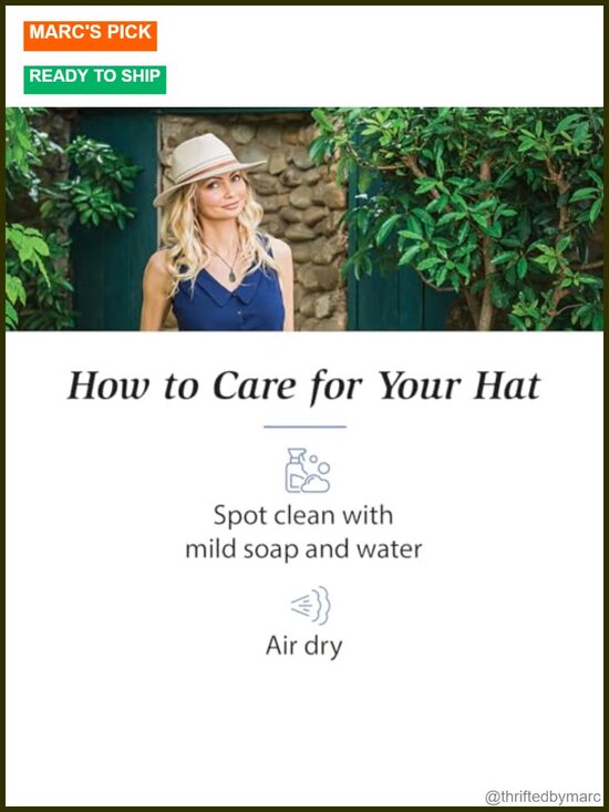 UPF 50+ Wide Brim Packable Fedora Sun Hat main image 5